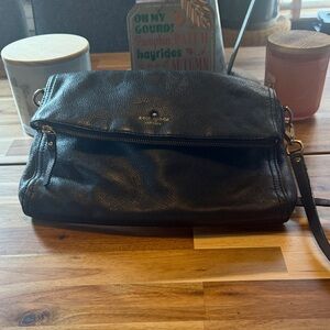 Kate Spade Black Leather Crossbody Bag